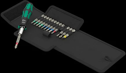 Miniatuur van Wera bitset in etui Kraftform Kompakt 14‑delig (05051060001)
