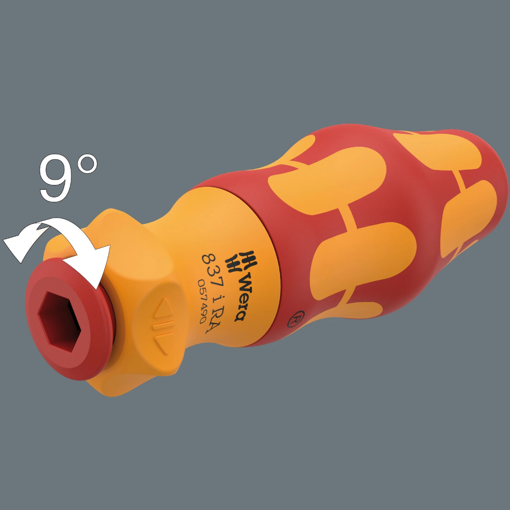 Miniatuur van Wera schroevendraaier (zonder klingen) met ratelfunctie Kraftform VDE (05057490001)