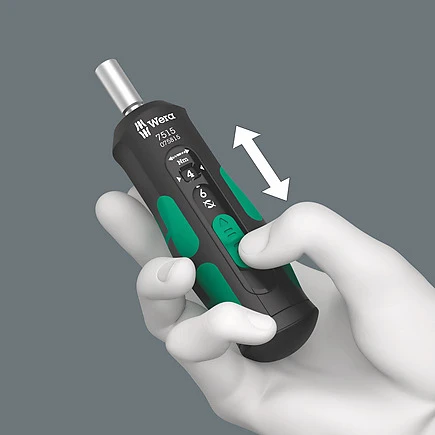 Miniatuur van Wera momentschroevendraaier Kraftform Safe-Torque Speed instelbaar 2,0-6,0 Nm (05075815001)