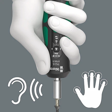 Miniatuur van Wera momentschroevendraaier Kraftform Safe-Torque Speed instelbaar 2,0-6,0 Nm (05075815001)