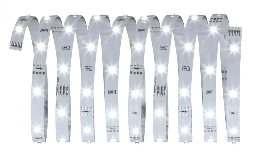 Miniatuur van Paulmann LED strip volledige set 12V warm wit 3000K 60LED/m  - lengte 5 meter (78972)