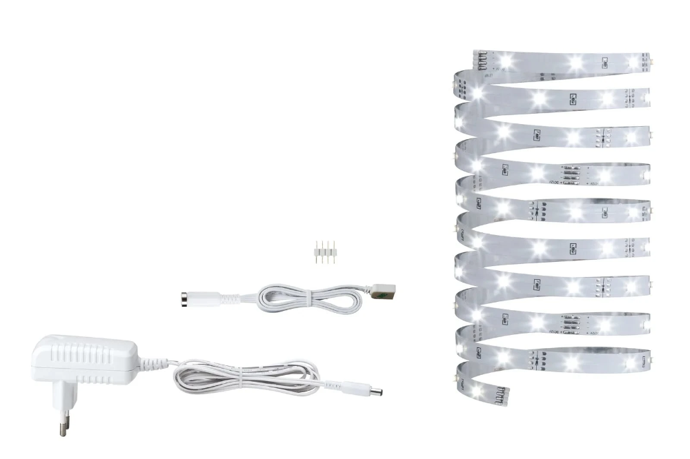 Miniatuur van Paulmann LED strip volledige set 12V warm wit 3000K 60LED/m  - lengte 5 meter (78972)