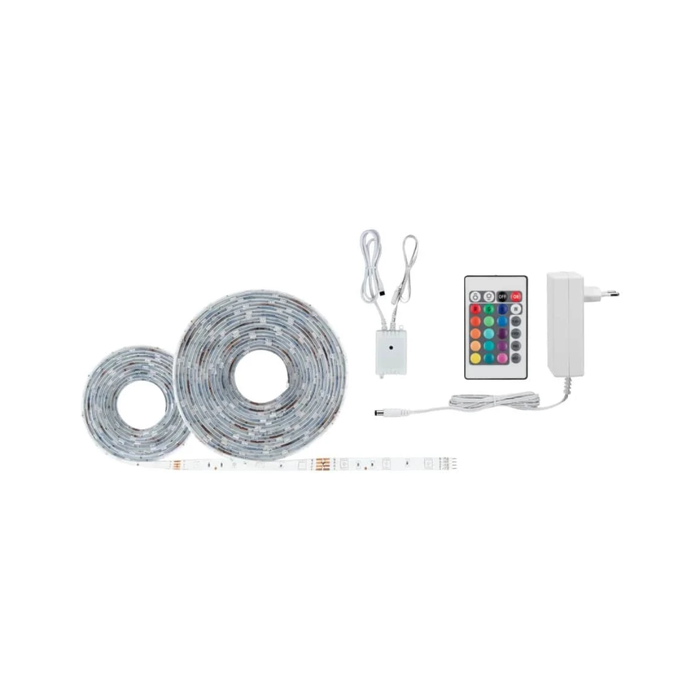 Miniatuur van Paulmann LED strip volledige set 12V RGB 30LEDS/m - 7.5 meter (78979)