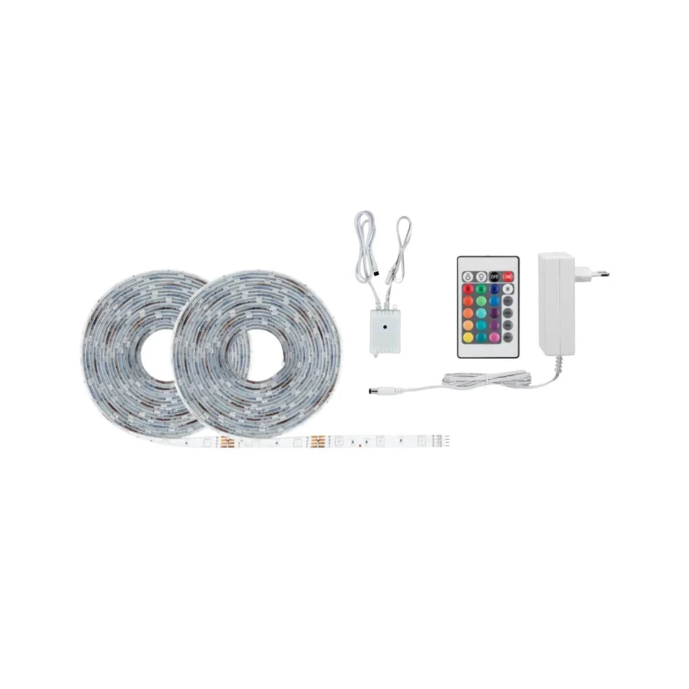 Miniatuur van Paulmann LED strip volledige set 12V RGB 30LED/m -10 meter (78980)