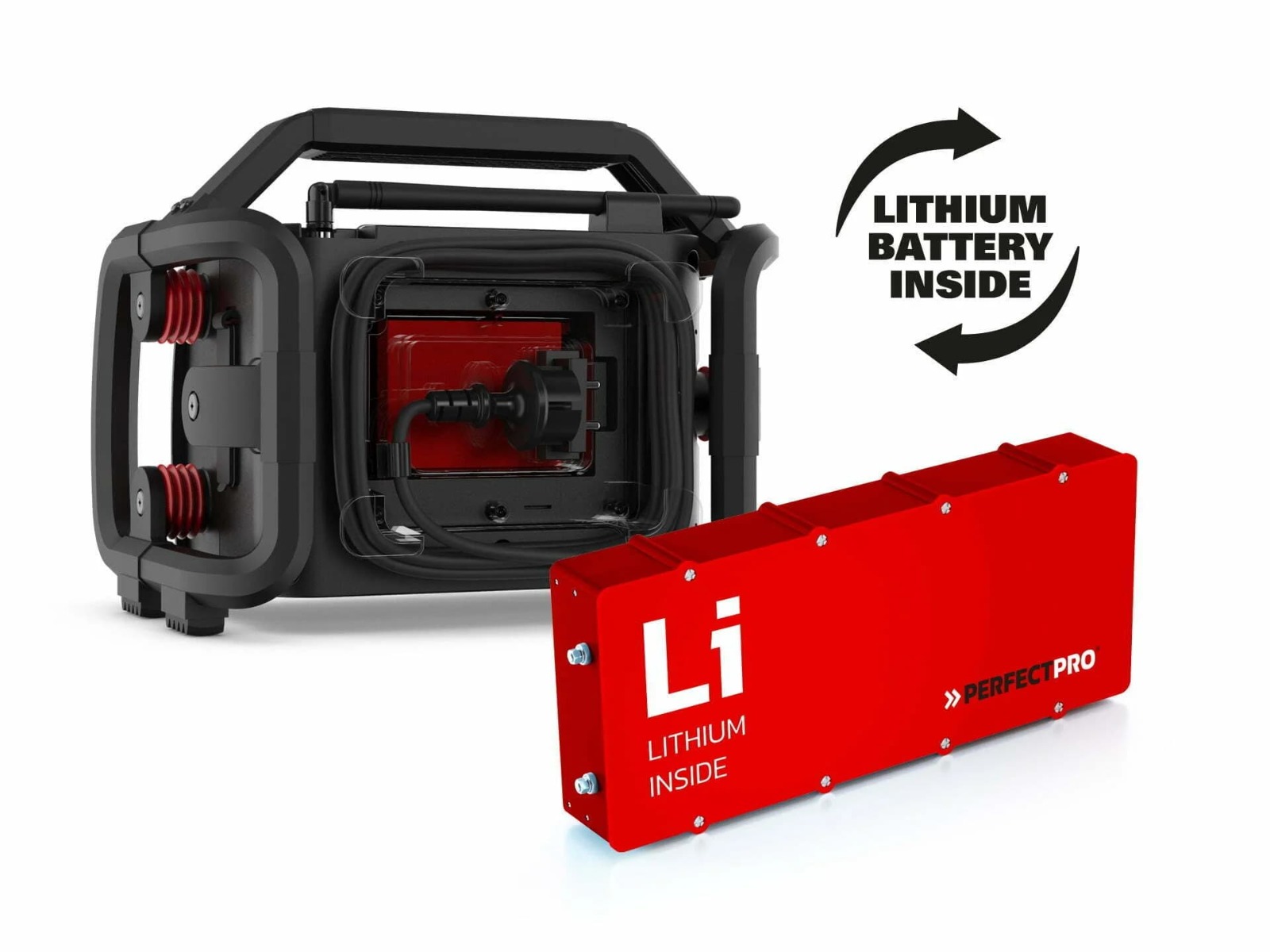 Miniatuur van PerfectPro bouwradio Rockpro Bluetooth DAB+ FM AUX USB 2x15W IP65 (RP2)