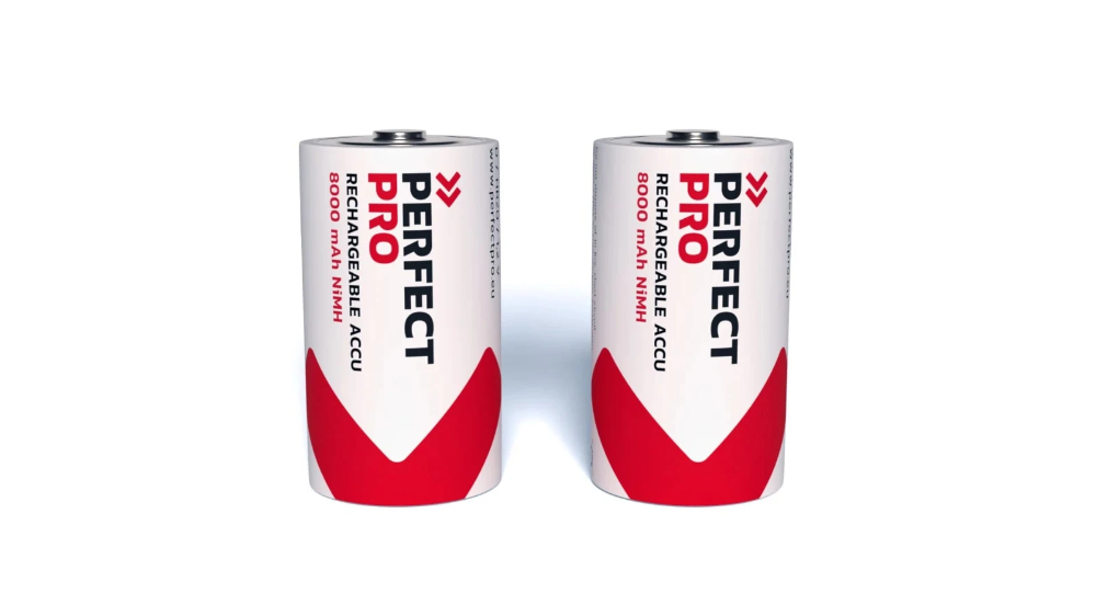Miniatuur van PerfectPro Oplaadbare D batterijen NiMH 8000 mAh - 2 stuks (b-d2)