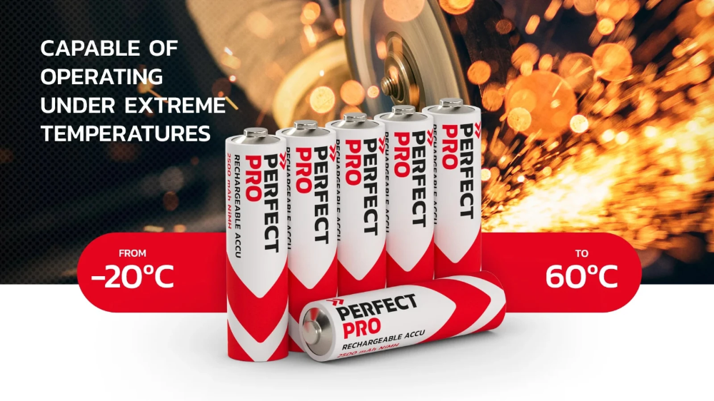Miniatuur van PerfectPro Oplaadbare batterijen AA 2500mAh 6 stuks (b-aa6)