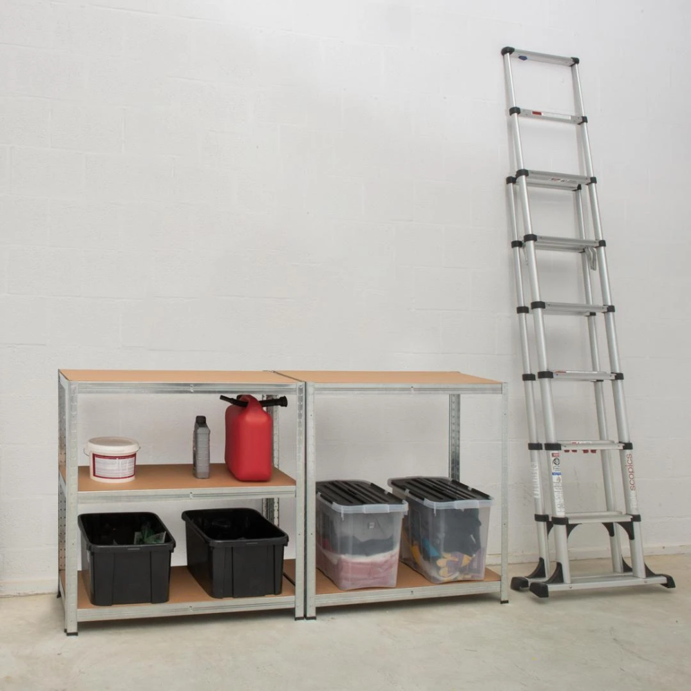 Miniatuur van Kreator metalen opbergrek met 5 schappen 875kg (175kg per plank) (KRT674001)