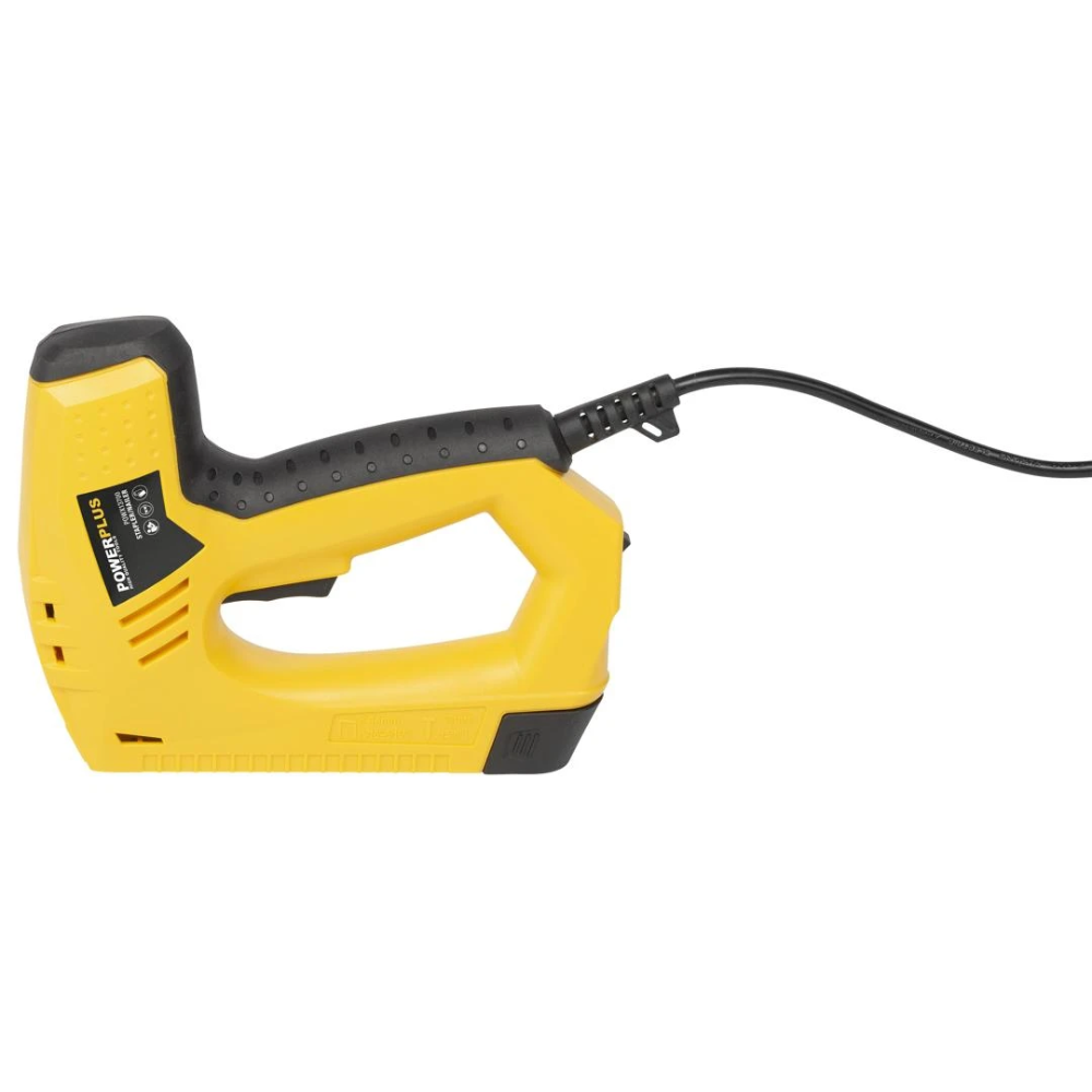 Miniatuur van PowerPlus elektrische afwerktacker 230V 45W - set met 200 nieten en 100 spijkers (POWX13700)