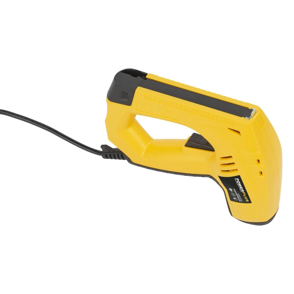 Miniatuur van PowerPlus elektrische afwerktacker 230V 45W - set met 200 nieten en 100 spijkers (POWX13700)