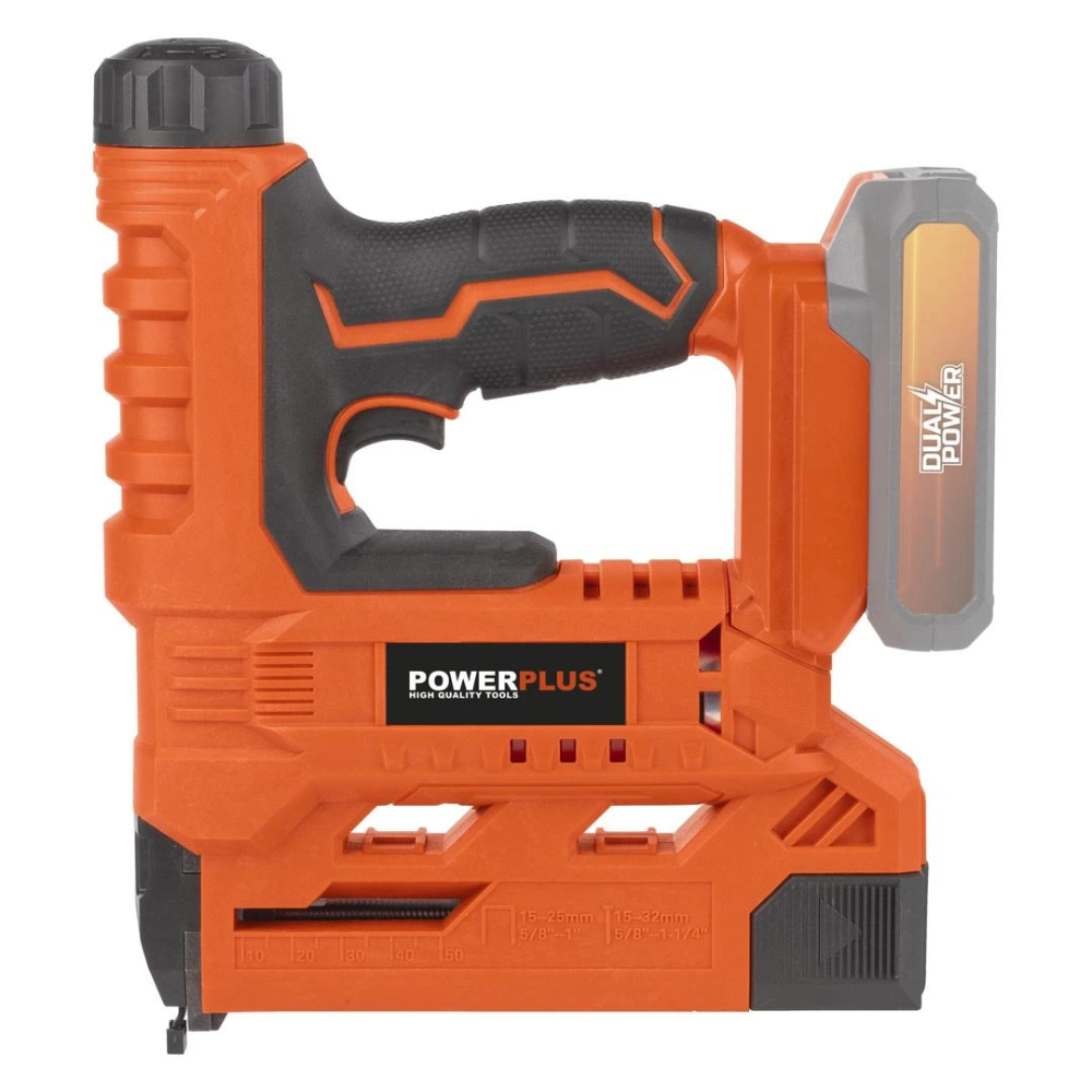 Miniatuur van PowerPlus accu afwerktacker en nietapparaat Dual Power 20V basic body (POWDP7010)