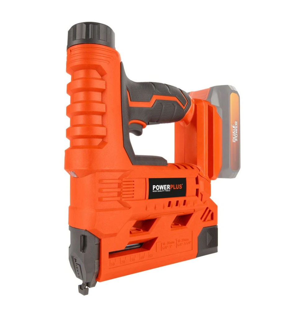 Miniatuur van PowerPlus accu afwerktacker en nietapparaat Dual Power 20V basic body (POWDP7010)