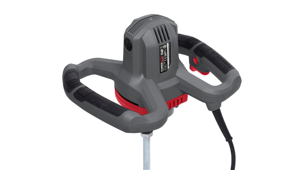 Miniatuur van PowerPlus betonmixer verfmixer 230V 1200W 6 snelheden - compleet met mengstaaf (POWE80070)