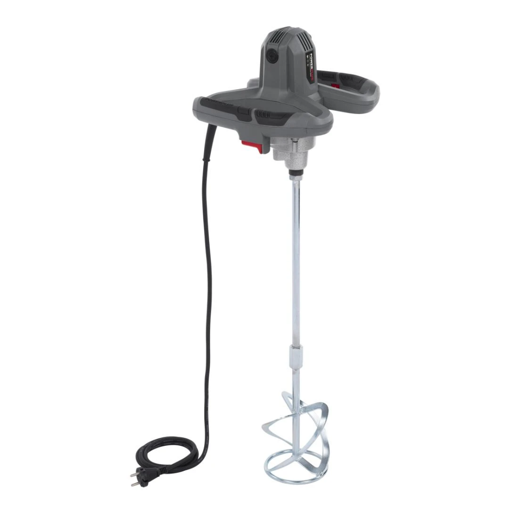 Miniatuur van PowerPlus betonmixer verfmixer 230V 1200W 6 snelheden - compleet met mengstaaf (POWE80070)