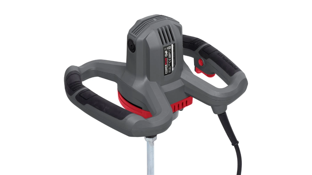 Miniatuur van PowerPlus betonmixer verfmixer 230V 1200W 6 snelheden - compleet met mengstaaf (POWE80070)