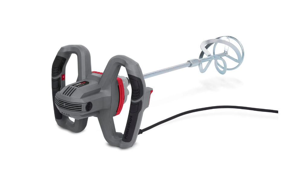 Miniatuur van PowerPlus betonmixer verfmixer 230V 1200W 6 snelheden - compleet met mengstaaf (POWE80070)