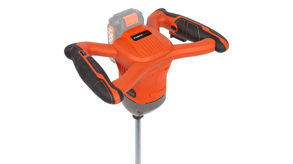 Miniatuur van PowerPlus accu betonmixer verfmixer 20V Dual Power 6 snelheden basic body - compleet met mengstaaf (POWDP7080)