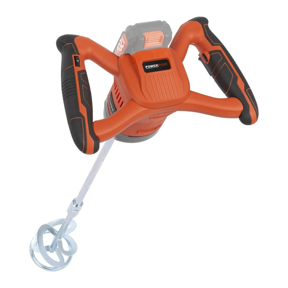Miniatuur van PowerPlus accu betonmixer verfmixer 20V Dual Power 6 snelheden basic body - compleet met mengstaaf (POWDP7080)