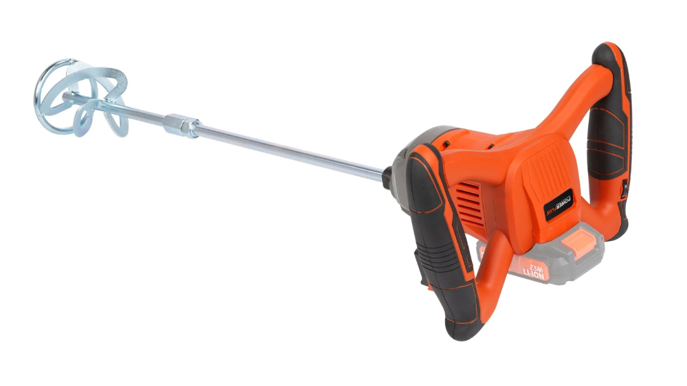 Miniatuur van PowerPlus accu betonmixer verfmixer 20V Dual Power 6 snelheden basic body - compleet met mengstaaf (POWDP7080)