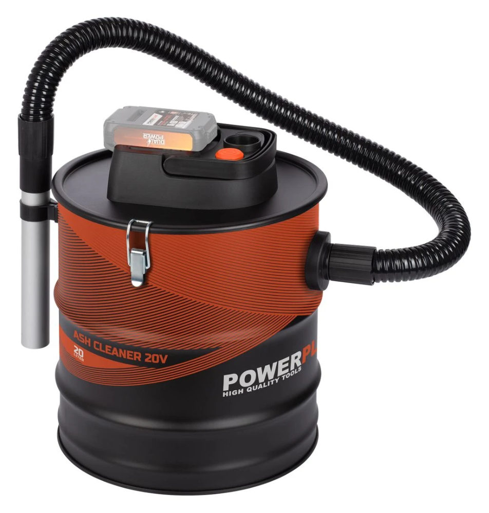Miniatuur van PowerPlus accu aszuiger 20V Dual Power 20 liter basic body - met blaas en zuigfunctie en filter (POWDP6020)