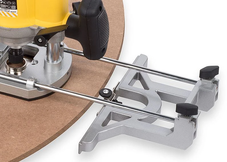 Miniatuur van PowerPlus bovenfrees 230V 1500W met fijninstelling - complete set met 12 frezen (POWX093)