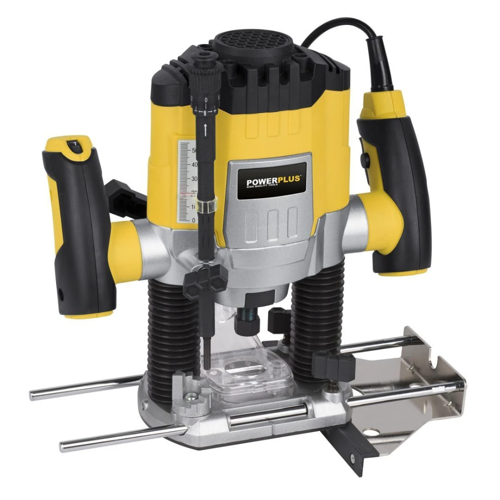 Miniatuur van PowerPlus bovenfrees 230V 1200W met fijninstelling - complete set met 6 frezen (POWX0910)