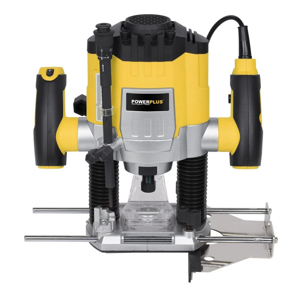 Miniatuur van PowerPlus bovenfrees 230V 1200W met fijninstelling - complete set met 6 frezen (POWX0910)