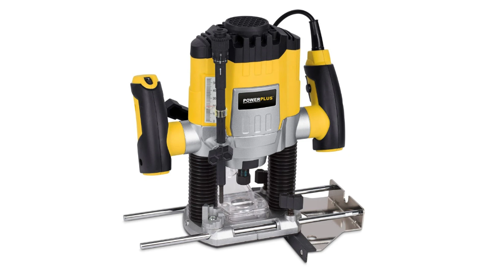 Miniatuur van PowerPlus bovenfrees 230V 1200W met fijninstelling - complete set met 6 frezen (POWX0910)