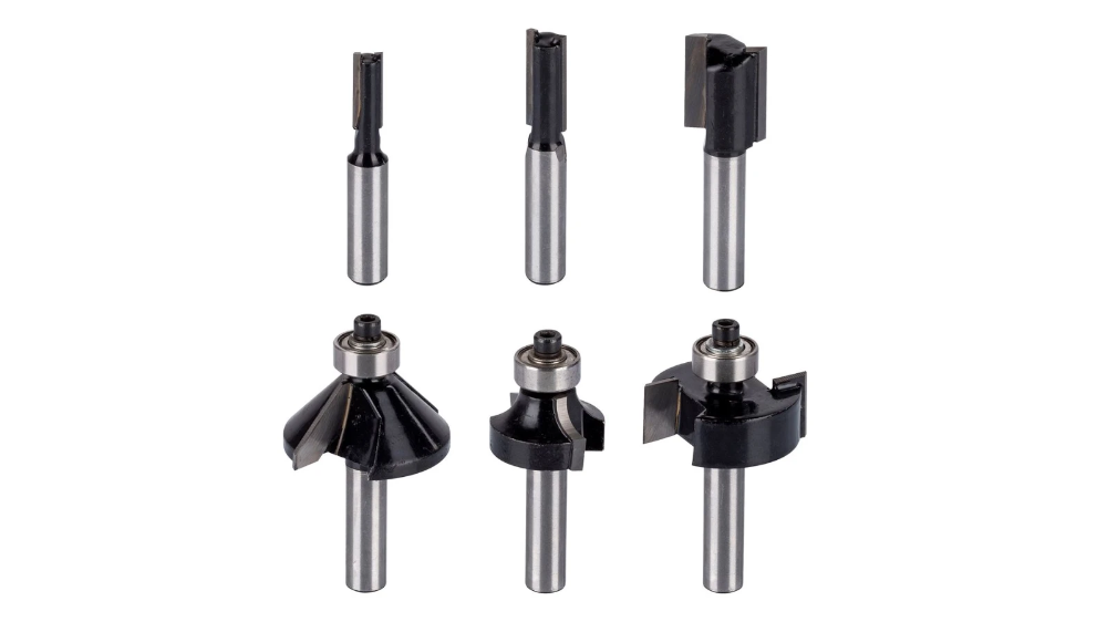 Miniatuur van PowerPlus bovenfrees 230V 1200W met fijninstelling - complete set met 6 frezen (POWX0910)