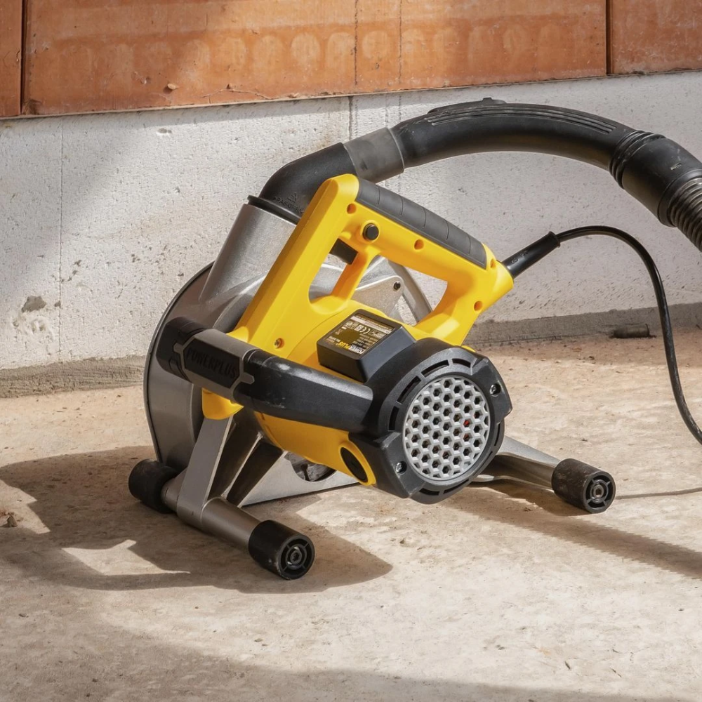Miniatuur van PowerPlus muurfrees sleuvenfrees 230V 1800W met 2x 150mm diamantschijven (POWX0650)