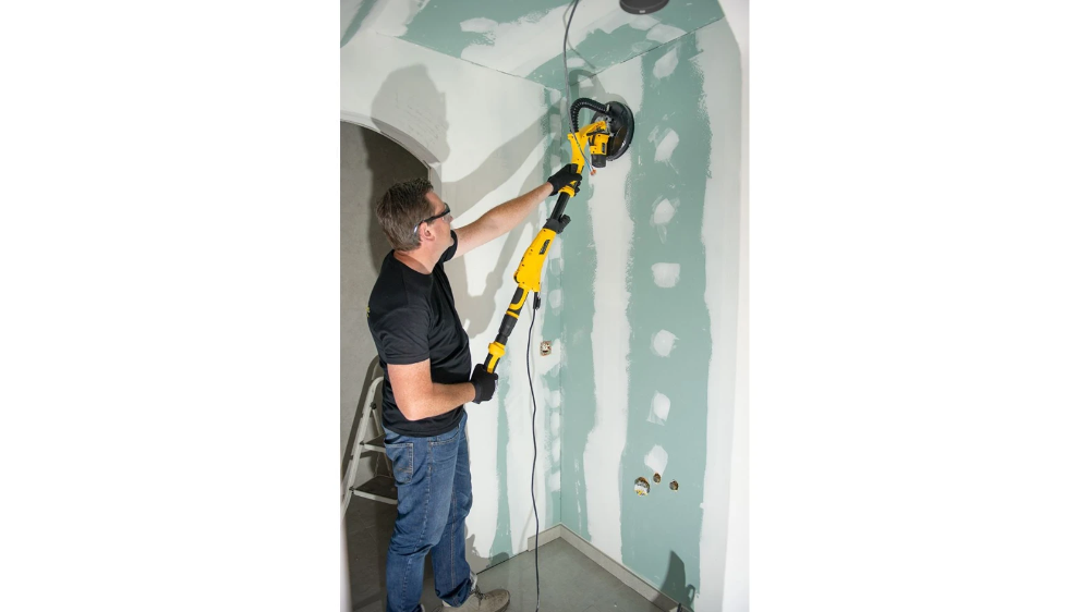 Miniatuur van PowerPlus langnek telescopische schuurmachine 230V 710W Ø225mm (POWX04761)