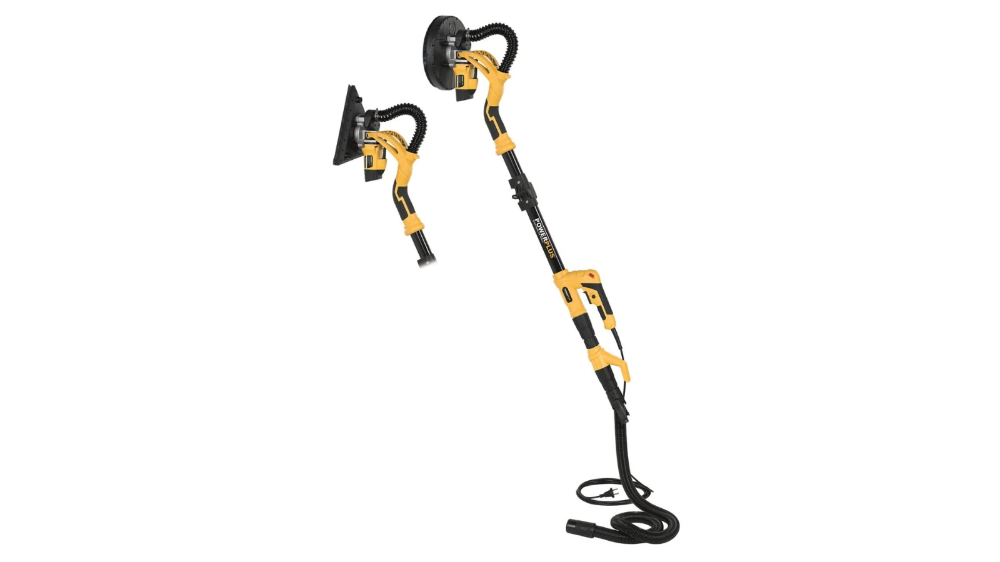 Miniatuur van PowerPlus langnek telescopische schuurmachine 230V 710W Ø225mm en 285mm driehoek voor in hoeken (POWX0477)
