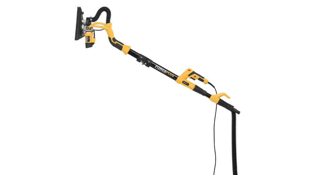 Miniatuur van PowerPlus langnek telescopische schuurmachine 230V 710W Ø225mm en 285mm driehoek voor in hoeken (POWX0477)