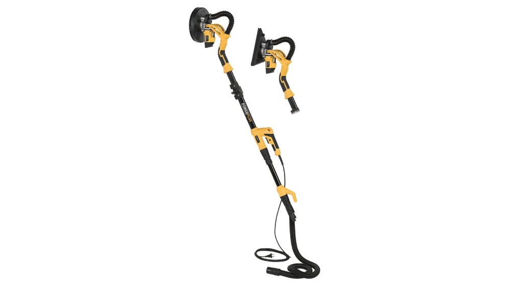 Miniatuur van PowerPlus langnek telescopische schuurmachine 230V 710W Ø225mm en 285mm driehoek voor in hoeken (POWX0477)