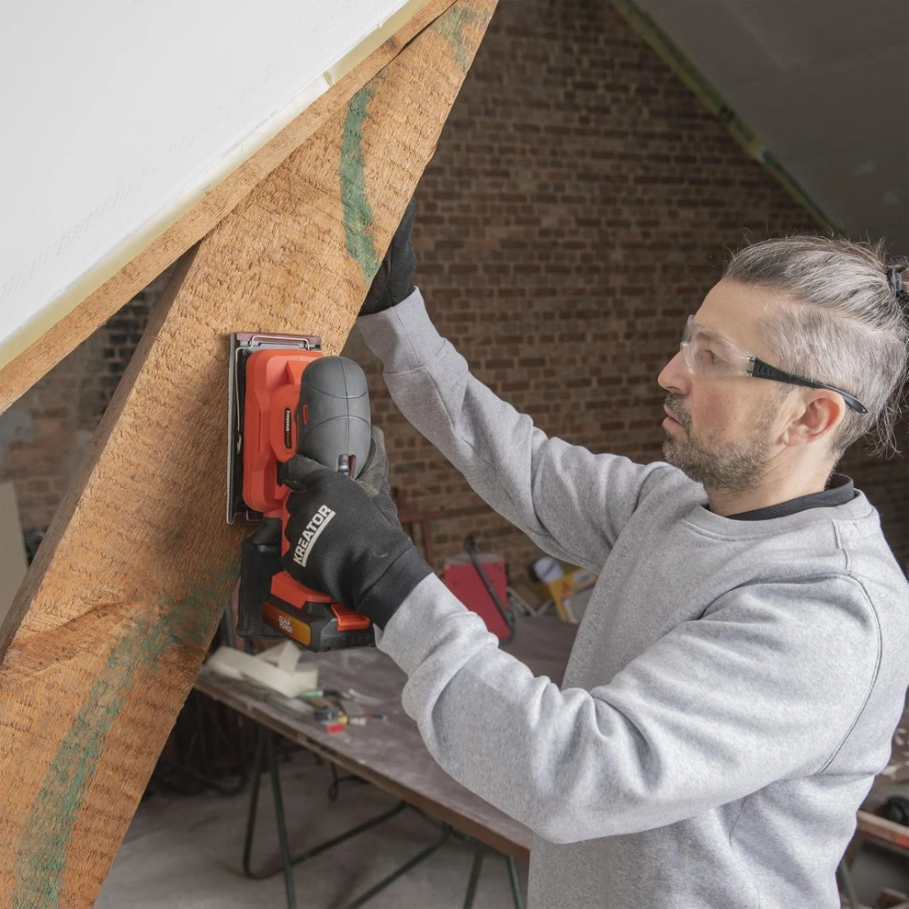 Miniatuur van PowerPlus accu vlakschuurmachine 20V Dual Power basic body 90x187mm (POWDP50300)