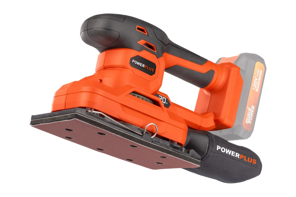 Miniatuur van PowerPlus accu vlakschuurmachine 20V Dual Power basic body 90x187mm (POWDP50300)