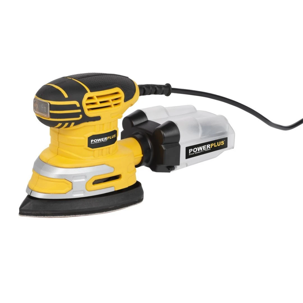 Miniatuur van PowerPlus delta multischuurmachine 230V 220W 140x140x80mm - set met 15 vellen schuurpapier (POWX0481)