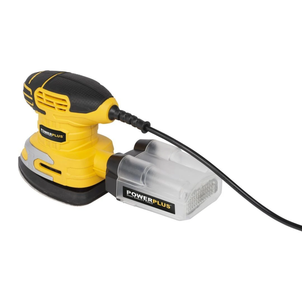 Miniatuur van PowerPlus delta multischuurmachine 230V 220W 140x140x80mm - set met 15 vellen schuurpapier (POWX0481)