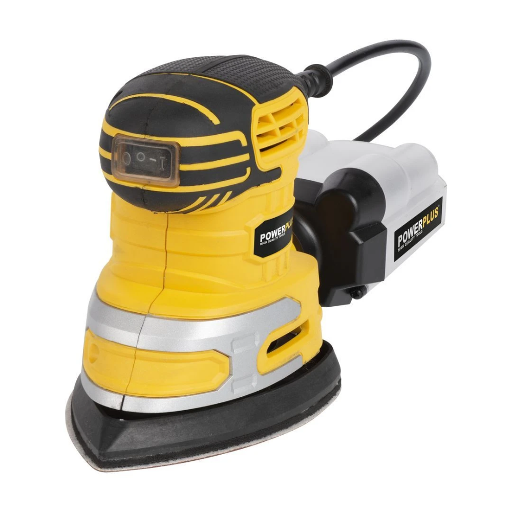 Miniatuur van PowerPlus delta multischuurmachine 230V 220W 140x140x80mm - set met 15 vellen schuurpapier (POWX0481)