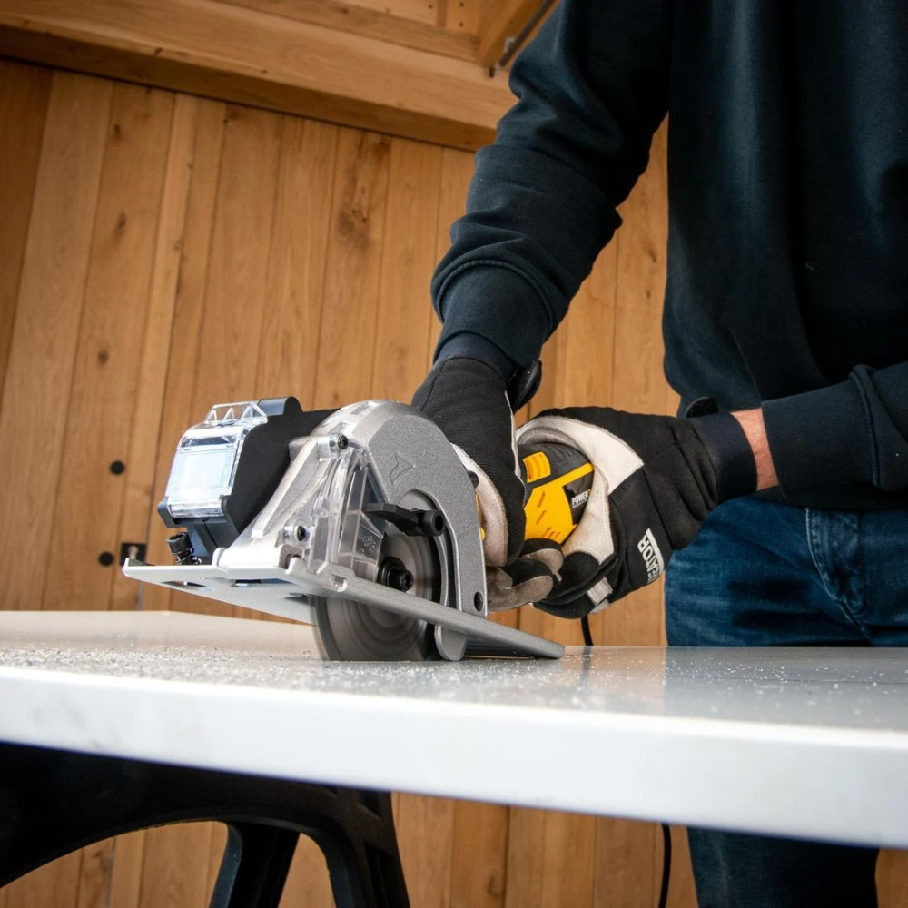 Miniatuur van PowerPlus invalzaag voor metaal 230V 600W Ø120mm (POWX1410)