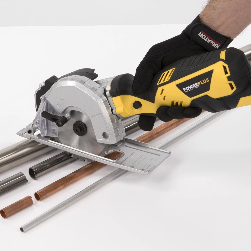 Miniatuur van PowerPlus invalzaag voor metaal 230V 600W Ø120mm (POWX1410)