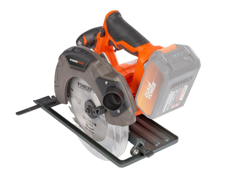 Miniatuur van PowerPlus accu cirkelzaag 40V Dual Power basic body Ø185mm (POWDP25230)