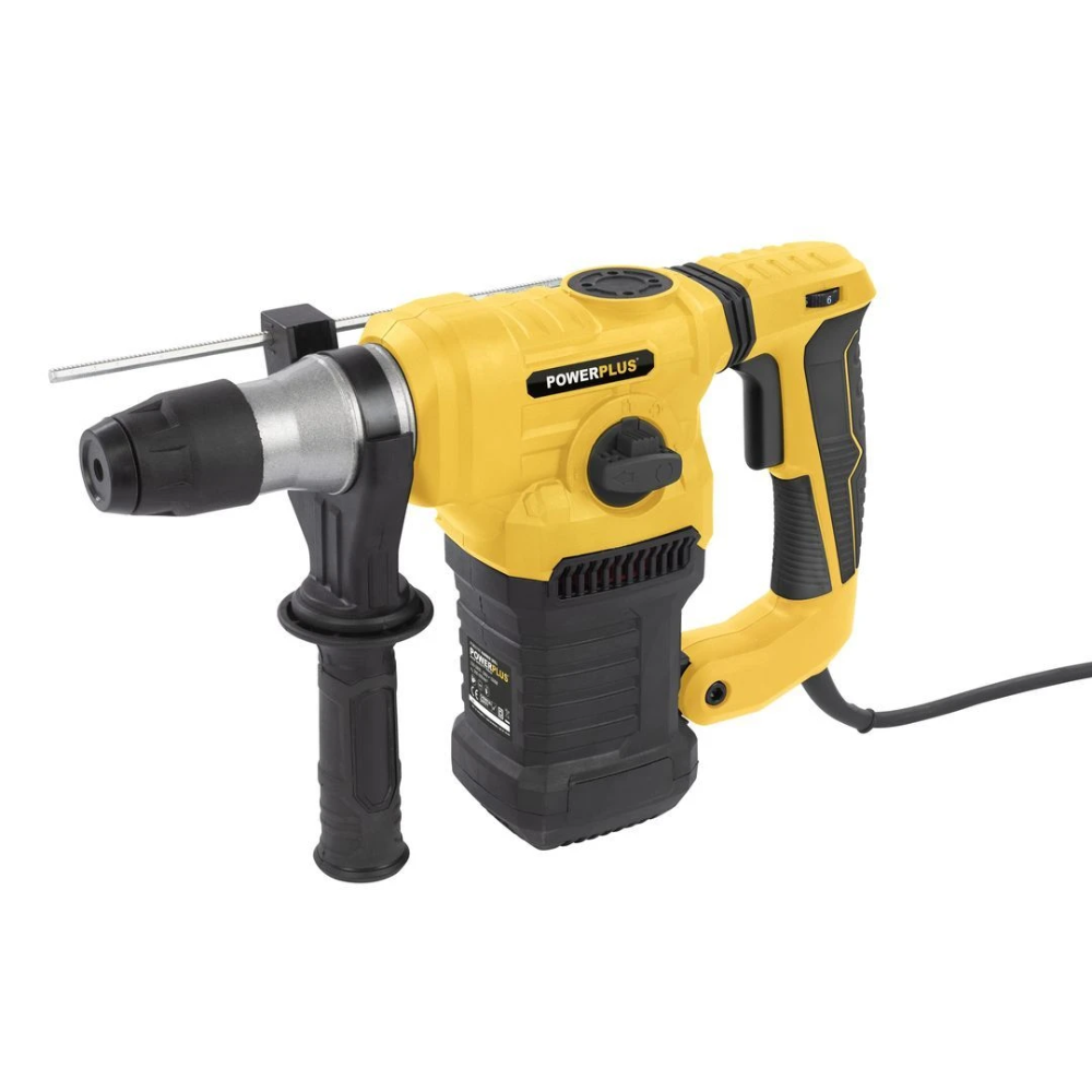 Miniatuur van PowerPlus boorhamer SDS-plus 5J 230V 1500W - set met 7 accessoires (POWX1197)