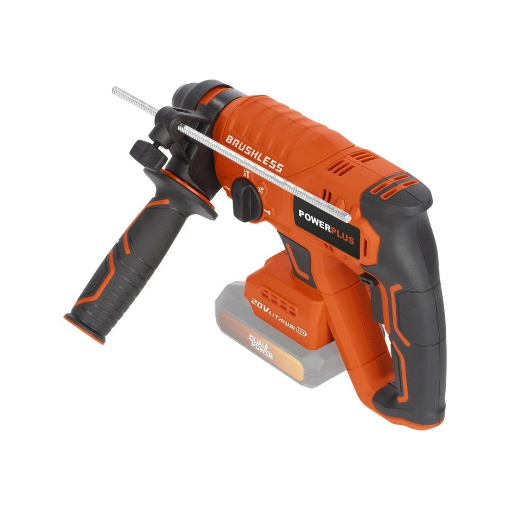 Miniatuur van PowerPlus accu boorhamer SDS-plus 3J 20V Dual Power - set met 5 accessoires (POWDP15630)