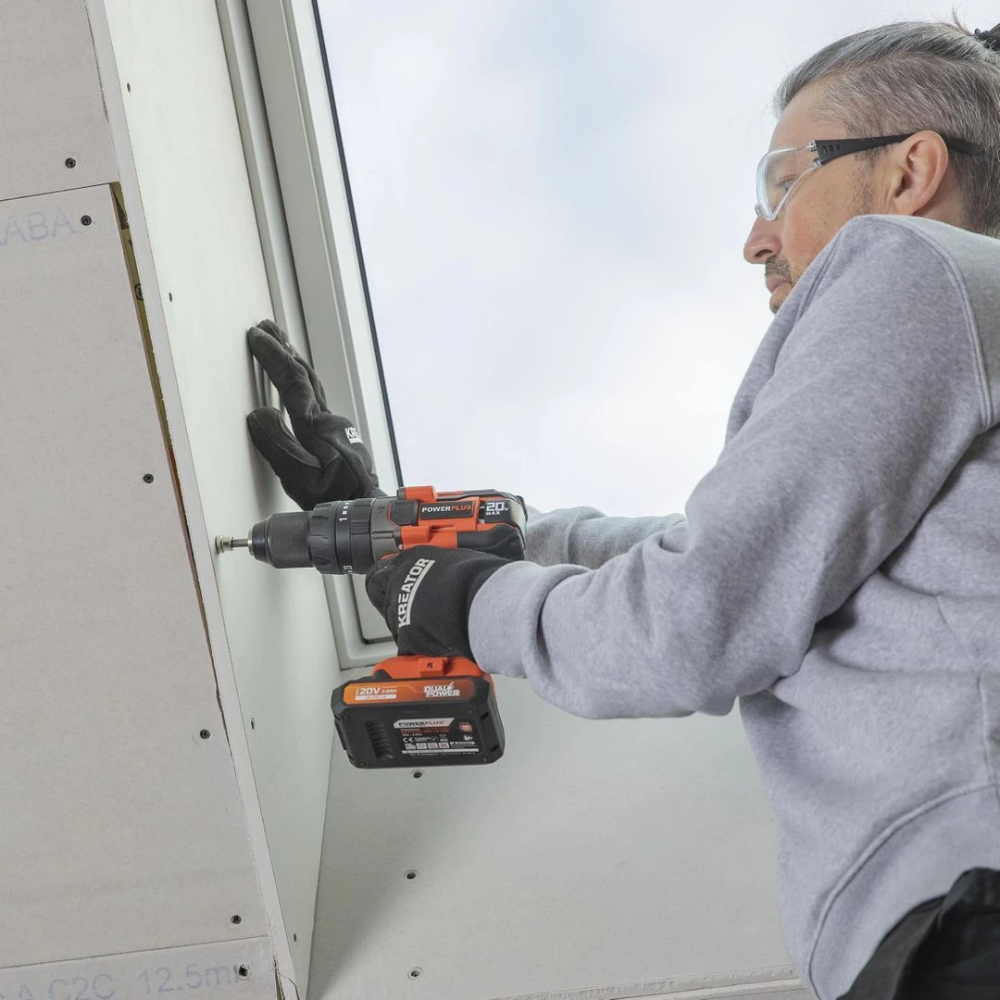 Miniatuur van PowerPlus accu klop- en schroefboormachine 20V Dual Power basic body 50Nm (POWDP15200)