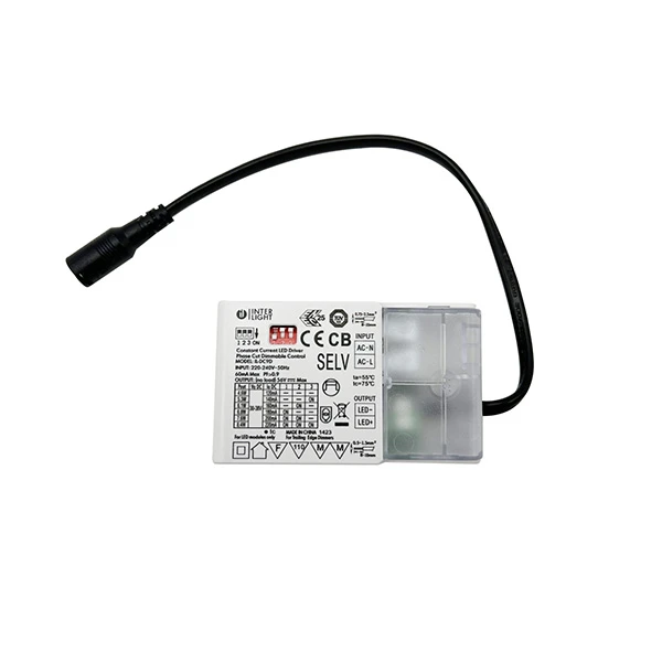 Miniatuur van INTERLight Camini led spot 8W Ø82mm 2700K zwart dimbaar incl. driver (IL-DCM836K27B)