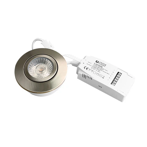 Miniatuur van INTERLight IP44 led spot 6W Ø88mm 2700K geb. chroom dimbaar incl. driver (IL-DC636DM)