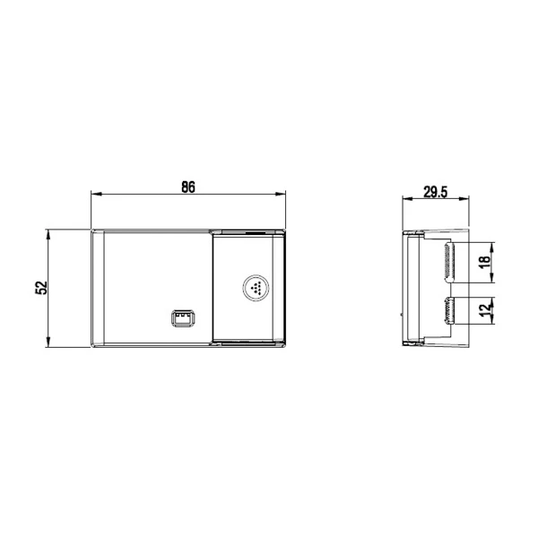 Miniatuur van INTERLight Driver LED dip switch 160 tot 350mA 1-10V dimbaar (IL-X2D15-1-10)