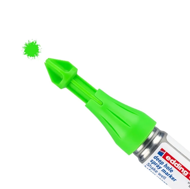 Miniatuur van Edding spray marker standaard diepe gaten tot 45mm groen (ED061010)