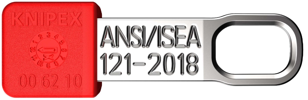 Miniatuur van KNIPEX tetheredTool Clips voor KNIPEXtend handgreep rood - per 10 stuks (006210TR)